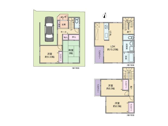 Floor plan. 29,800,000 yen, 4LDK, Land area 82.12 sq m , Building area 103.68 sq m