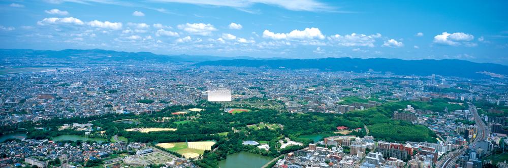 aerial photograph. It is seen from the sky site (April 2008) Shooting