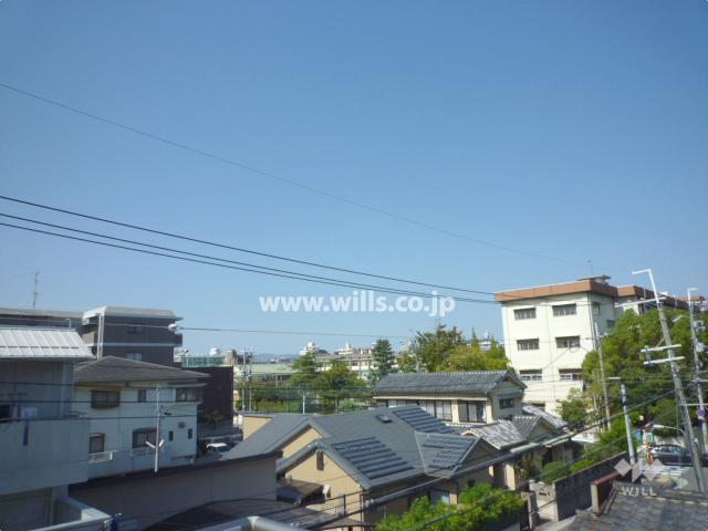 Balcony. The view from the third floor balcony (northwest direction)