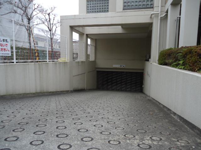 Parking lot. Common areas