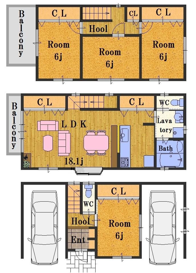 Other. 3-story reference Floor (Free plan)