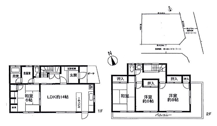Floor plan. 29,800,000 yen, 4LDK, Land area 101.49 sq m , Building area 102.61 sq m