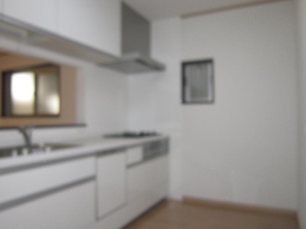 Kitchen. Room with clean tones and white It is a calm atmosphere.