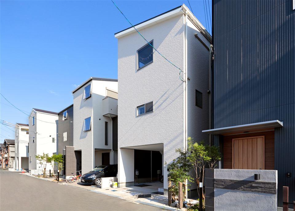 Sale already cityscape photo. eMIRAIE Hattori Hankyu ~ Healing Garden ~ Series (separate subdivisions settled) Beautiful streets unique appearance lined.