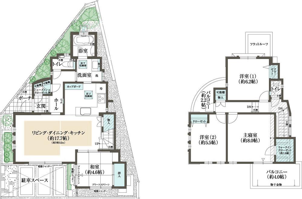 Floor plan. (No. 15 locations), Price 54,900,000 yen, 4LDK, Land area 101.2 sq m , Building area 102.51 sq m