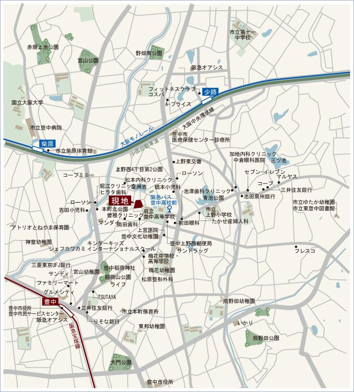 It is around the map of this property. In the vicinity of this property, It also equipped living facilities such as convenient supermarket or post office to life.. It is around the map of this property.