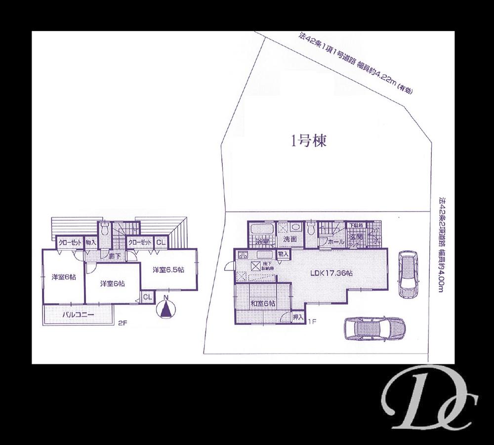 Floor plan. 33,300,000 yen, 4LDK, Land area 112.17 sq m , Building area 95.17 sq m 2 No. land