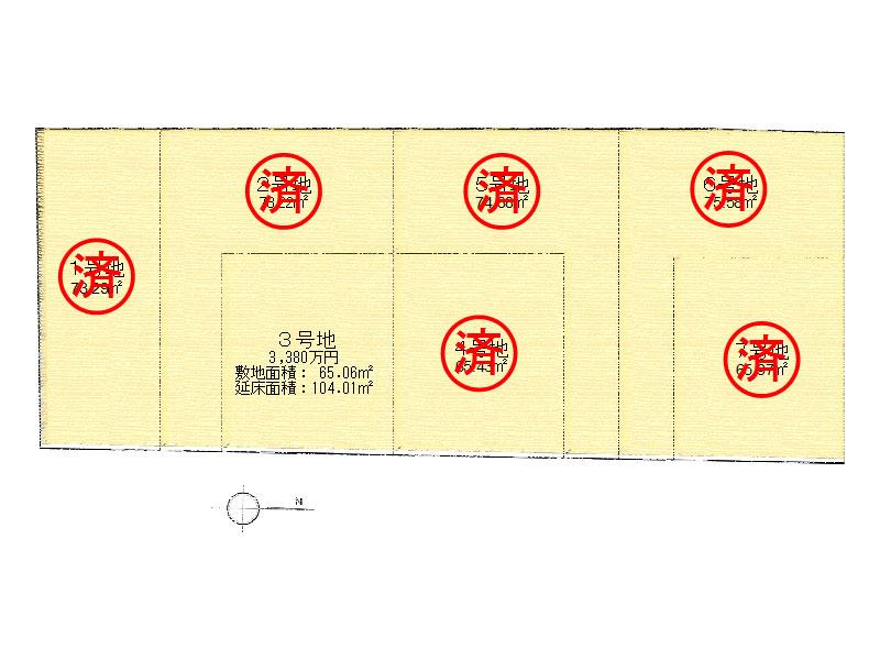 The entire compartment Figure. All seven sections of the subdivision. Since the total partition two sides lighting will take, The room is very bright.