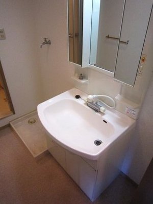 Washroom. Because we use a photo of the same type of room before renovation