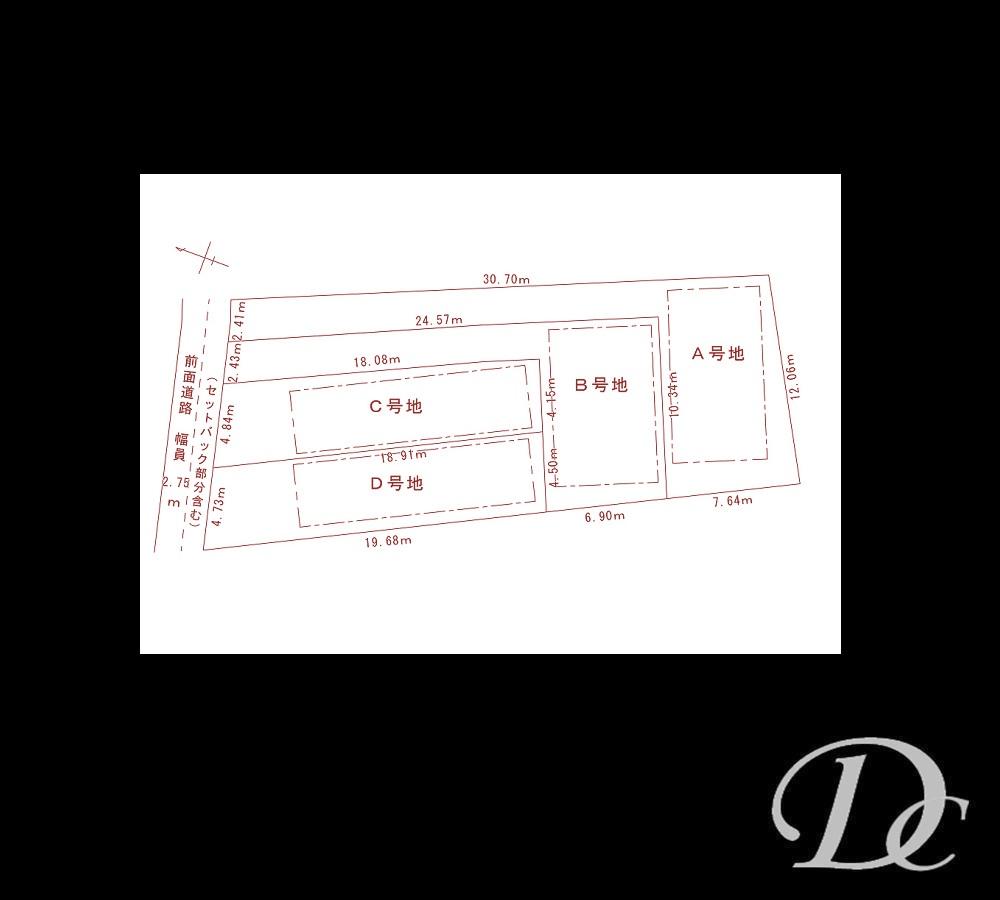 The entire compartment Figure. All four sections (A ~ D No. land)