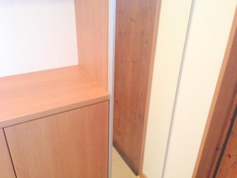 Entrance. Since the entrance there is a large mirror, Pat of the check when you go out!