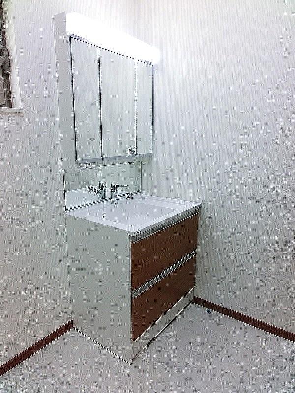 Building plan example (introspection photo). Washstand of Panasonic Electric Works