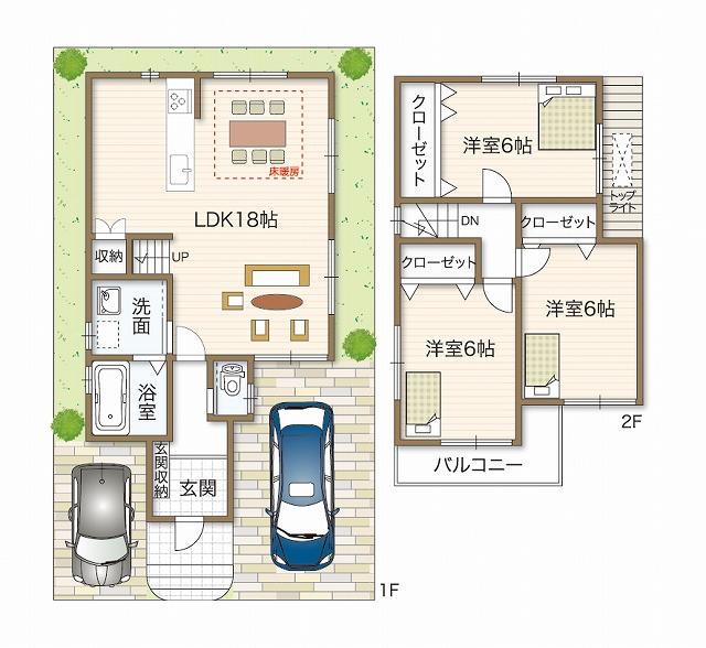 Other. Model house "No. 2 place" 3LDK With open loft & top light