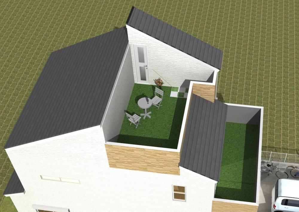 Balcony. No. 4 place roof balcony Perth