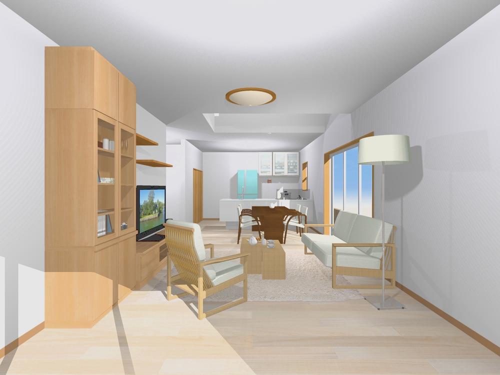 Building plan example (Perth ・ Introspection). Building plan example building price 12,450,000 yen, Building area 91.53 sq m