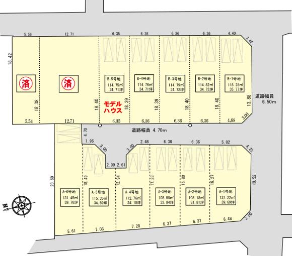 The entire compartment Figure. All houses are spacious grounds of more than 31 square meters
