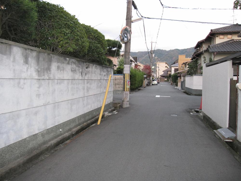 Local photos, including front road. Front road as seen from the local west (south side and spacious)
