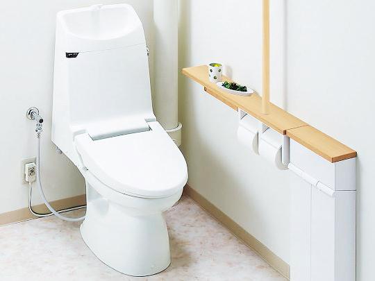 Toilet. It is clean and comfortable comfortable toilet space.  [Other construction site]