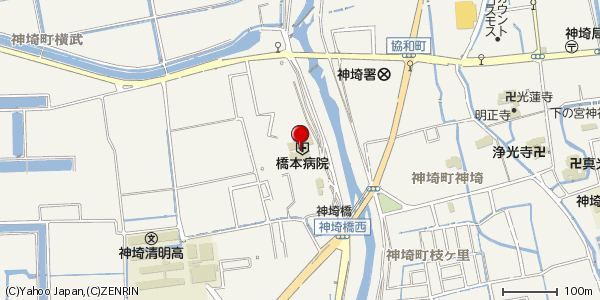 Hospital. Hashimoto 1147m to the hospital (hospital)