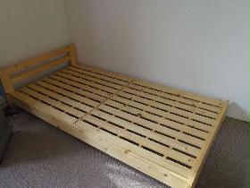 Other. Single size of the bed frame and the foldable table