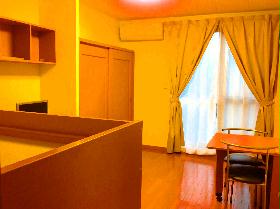 Living and room. All the first floor is the flooring.