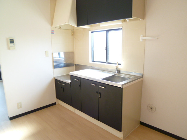 Kitchen. Bright kitchen has a window