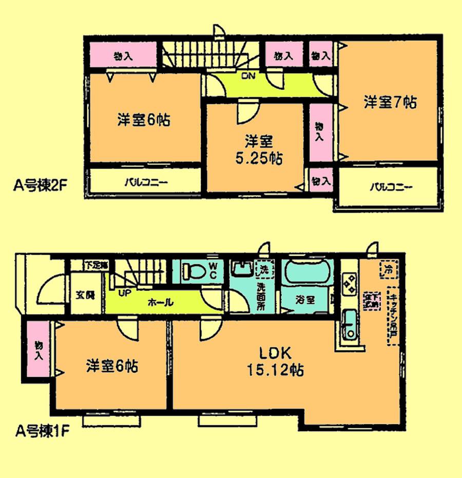 Floor plan. 25,800,000 yen, 4LDK, Land area 103.28 sq m , Building area 95.43 sq m located view in addition to this, It will be provided by the hope of design books, such as layout. 