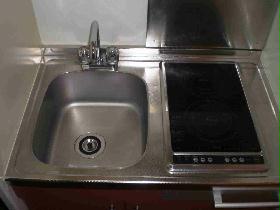 Kitchen. IH heater is two marked with simple kitchen. 