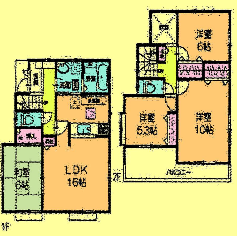 Floor plan. 21,800,000 yen, 4LDK, Land area 161.55 sq m , Building area 101.02 sq m located view in addition to this, It will be provided by the hope of design books, such as layout.