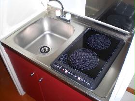 Kitchen. Safe cooking in two IH heater.