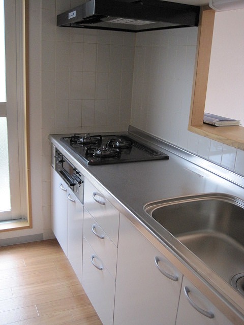 Kitchen. 3-burner stove system Kitchen