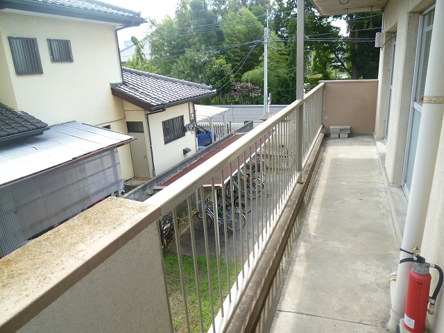 Balcony. Little spread of balcony