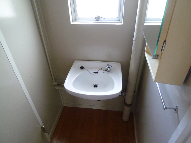 Washroom. Independent wash basin