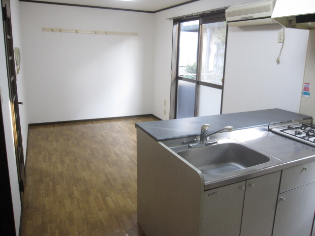 Living and room. Counter Kitchen