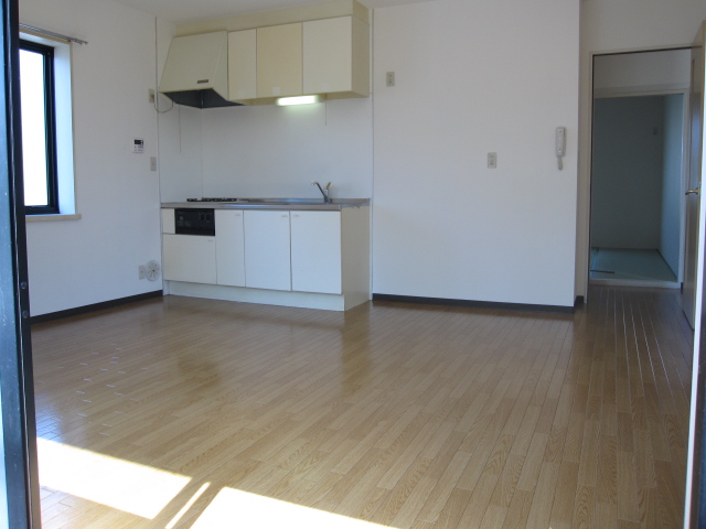 Living and room. Living as seen from the outside