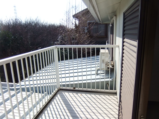 Balcony. Sunny veranda