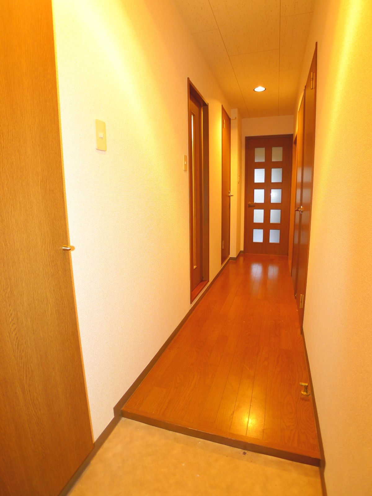 Entrance. There shoebox