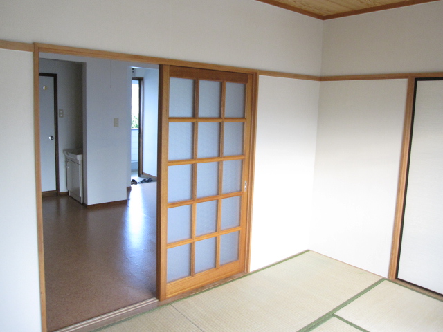 Living and room. You can use spacious by removing the door