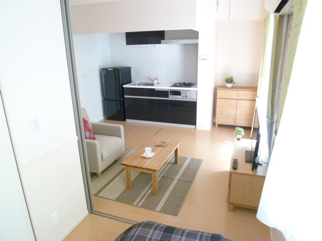 Living and room. I tried to model room in such a feeling