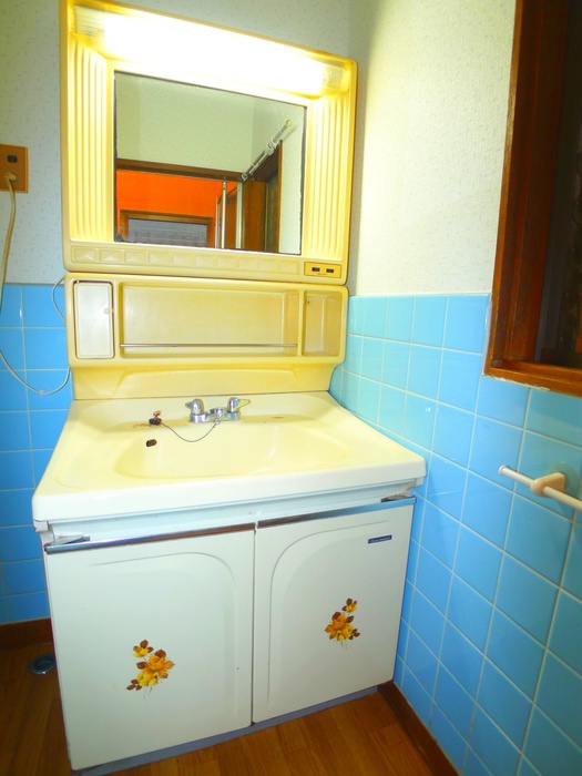 Washroom. Independent wash basin