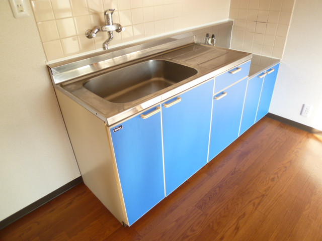 Kitchen. It will Hakadori also dishes in the stylish kitchen of Blue!