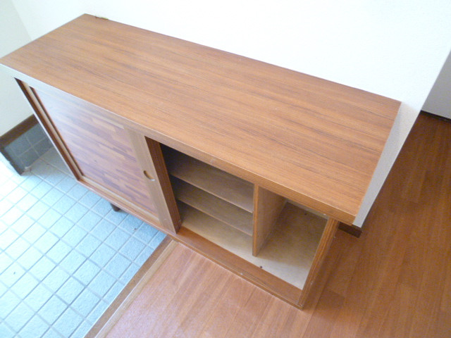 Entrance. It is convenient to put something also on top of the shoe box storage!