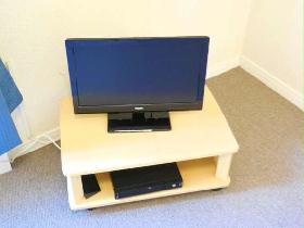 Living and room. Sequentially incorporating the LCD TV.