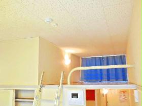 Living and room. Is there is a loft with about two tatami mats on the top.