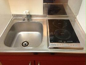 Kitchen. Type with electric stove 2-neck