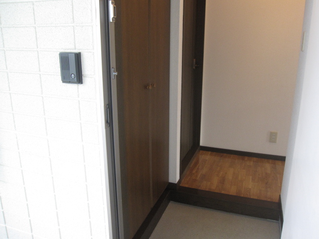 Entrance. Cupboard is a little bigger