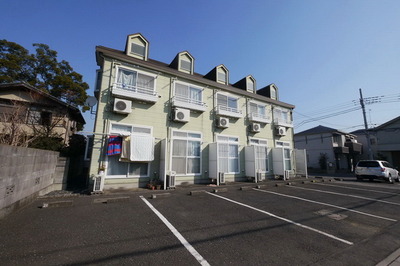 Building appearance. Sunny per before parking lot of eyes