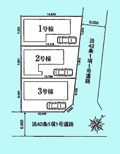 The entire compartment Figure. South ・ Road surface to Higashitomo