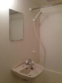 Bath. Bathroom with bathroom dryer