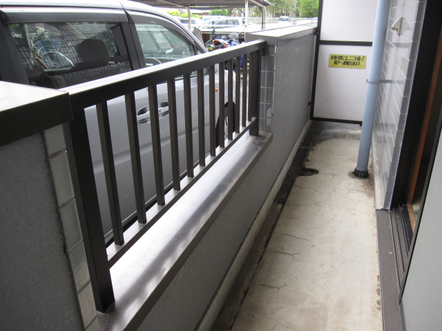 Balcony. You Hakadori also your laundry